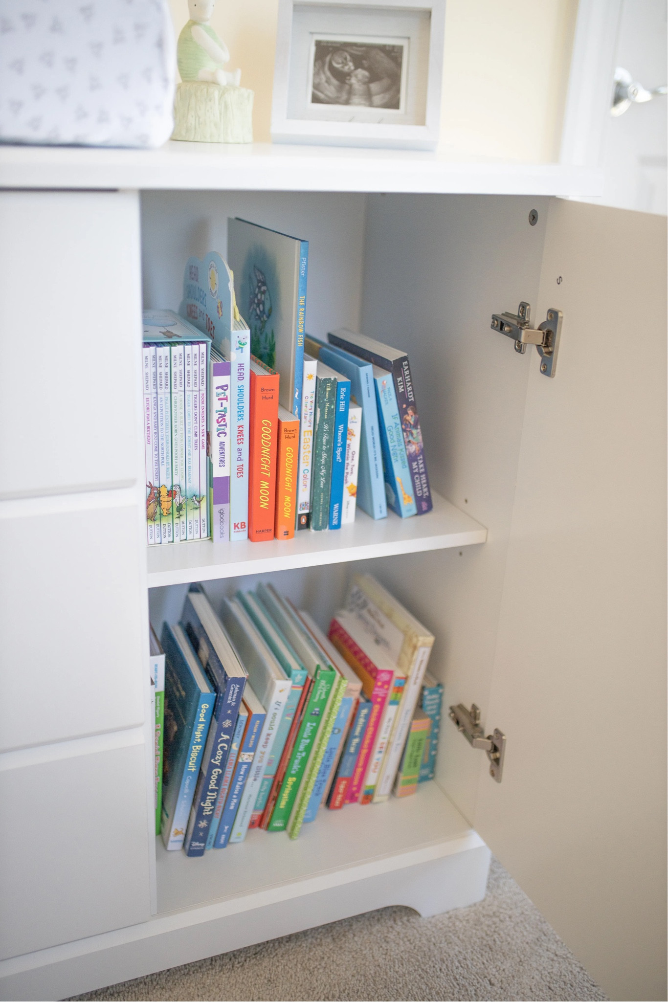 Our classic Winnie the Pooh nursery is one of our favorite rooms in the house! I love the white and yellow striped wallpaper accent wall and simple Pooh Bear touches. This is the perfect gender neutral nursery! 


Nursery design, classic nursery, rocking chair, changing table, baby registry, newborn essentials, swaddles, onesie, baby clothes, newborn clothes, baby boy, baby girl, crib, white crib, greenguard, burp cloth, diapers, baby toys, white curtains, curtain rod, baby blanket, kids books

#LTKbump #LTKbaby #LTKfamily