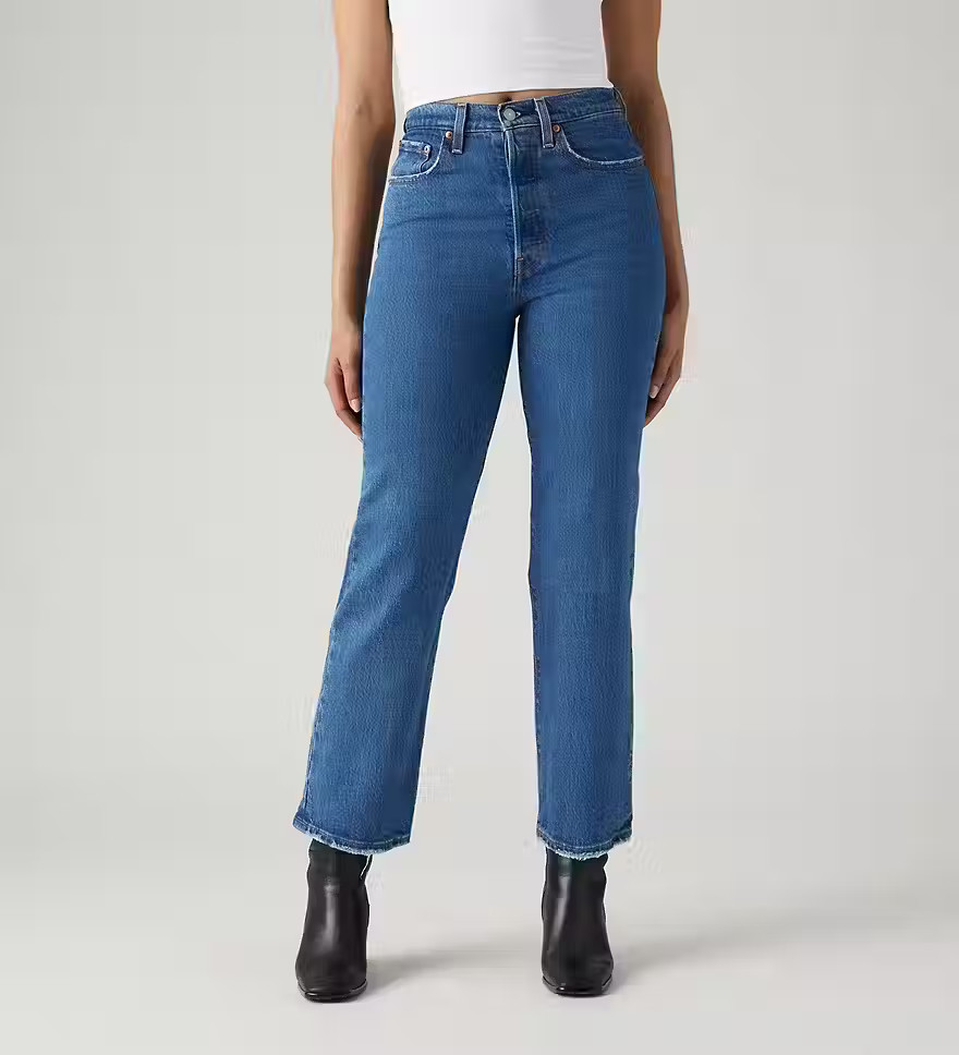 Ribcage Straight Ankle Women's Jeans - Medium Wash | Levi's® US | LEVI'S (US)