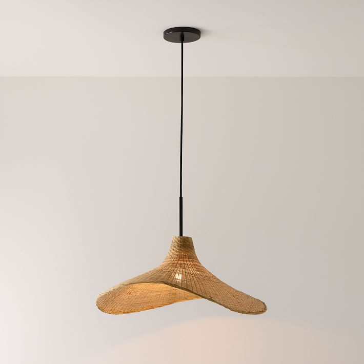 Callie Woven Pendant (25"–35") | West Elm (US)