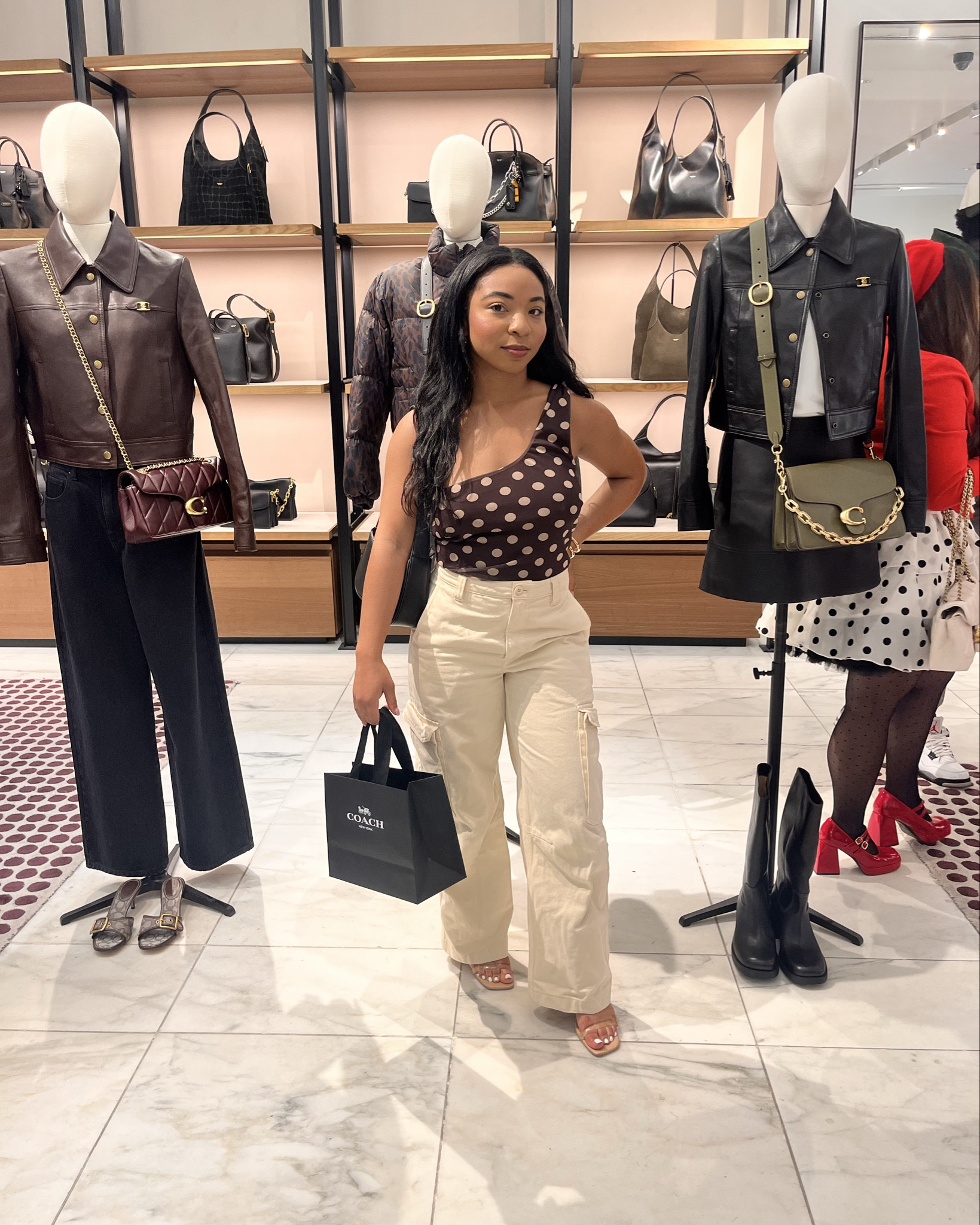 Outfit I wore to a Coach Event 🤎🤎🤎