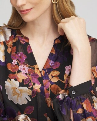 Floral Burnout Blouse | Chico's