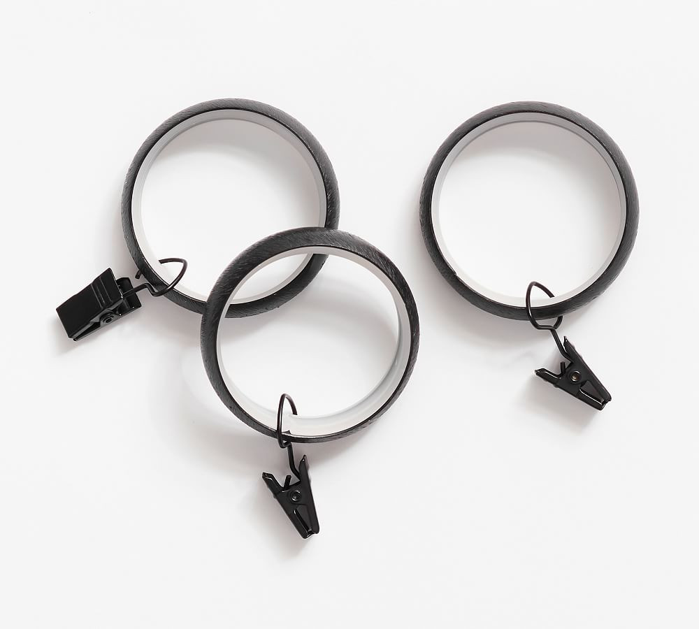Quiet-Glide Curtain Clip Rings | Pottery Barn (US)