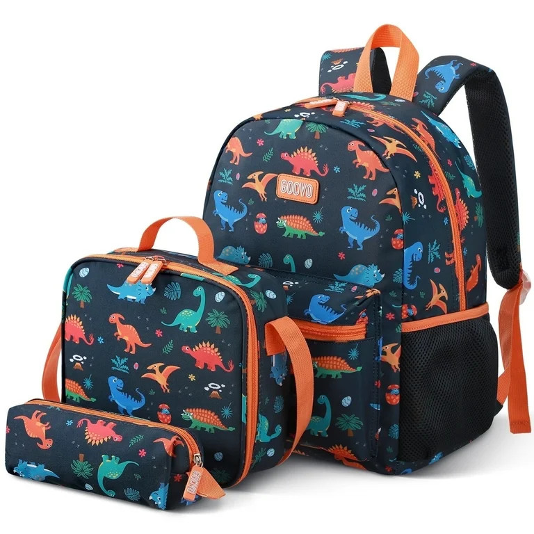 Gocvo Kids Backpack for Boys, Dinosaur Waterproof Toddler Bookbag for Kids School Backpacks | Walmart (US)