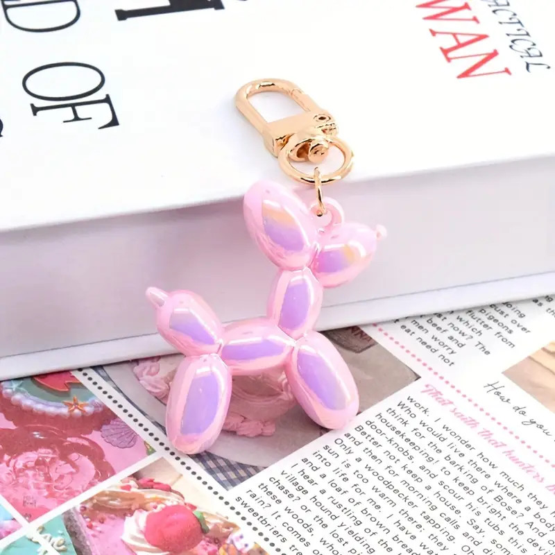 1pc Acrylic Balloon Dog Keychain Cute Cartoon Holographic Animal Key Ring Pendant Bag Hanging Acc... | Temu Affiliate Program