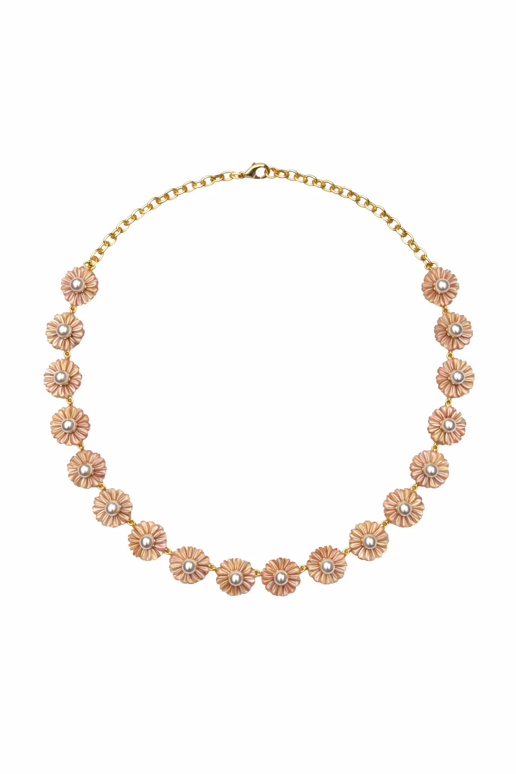 Petal Mother of Pearl Wildflower Necklace | Nicola Bathie Designs