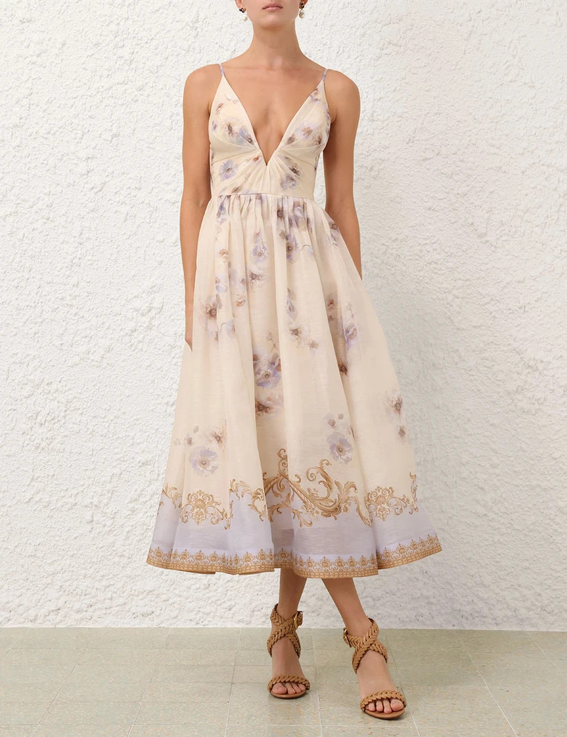 Hypnotic V Neck Midi Dress            
        
            

    
    
    











    
    ... | ZIMMERMANN (US, CA, EU, MENA)