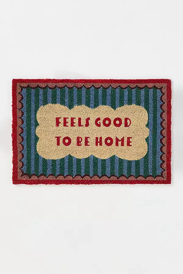 Feels Good to Be Home Coir Printed Doormat | Anthropologie (US)