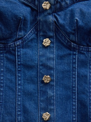 Gap × HFR Denim Corset Top by Atelier Ndigo | Gap (US)