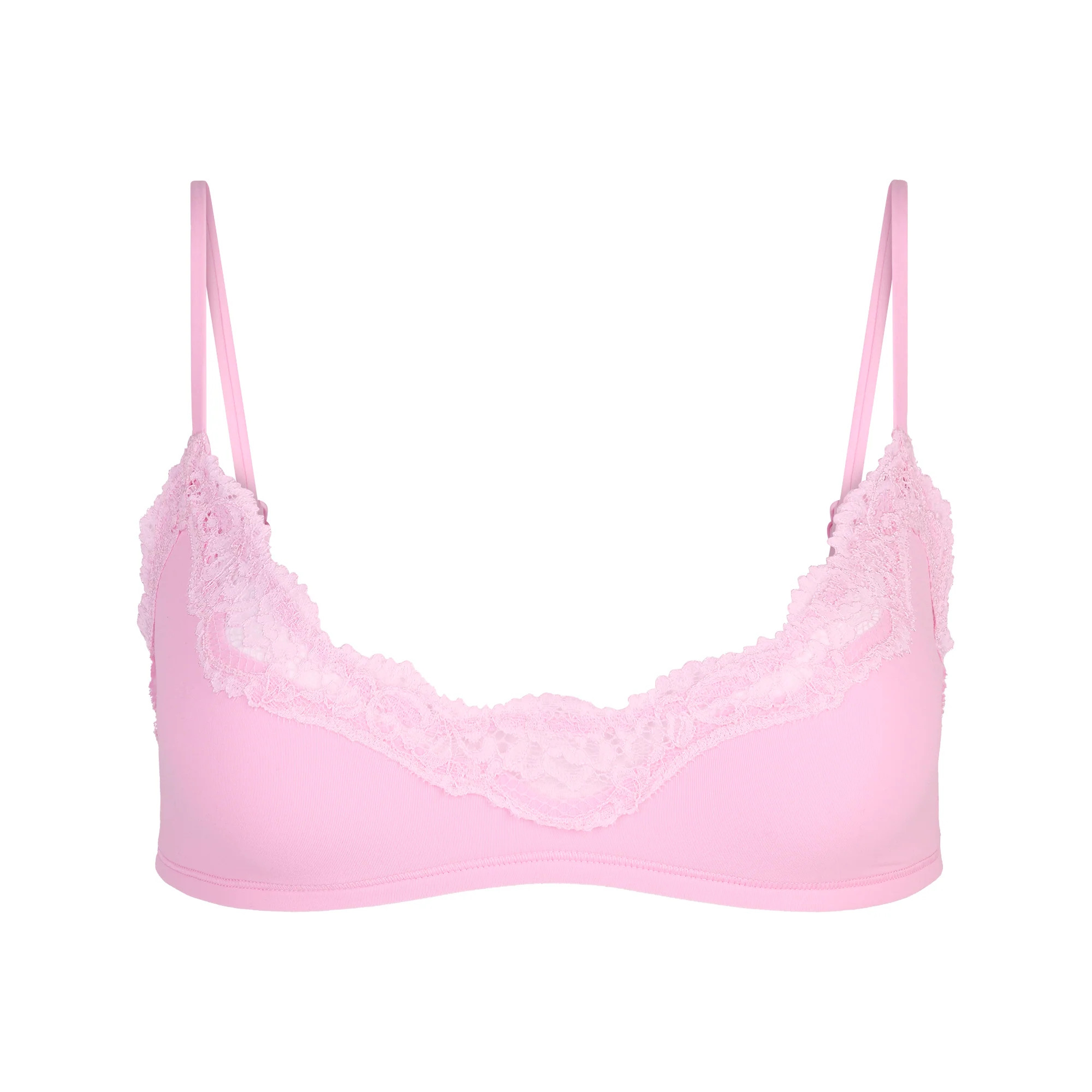 FITS EVERYBODY LACE SCOOP BRALETTE | BUBBLE GUM TONAL | SKIMS | SKIMS (US)