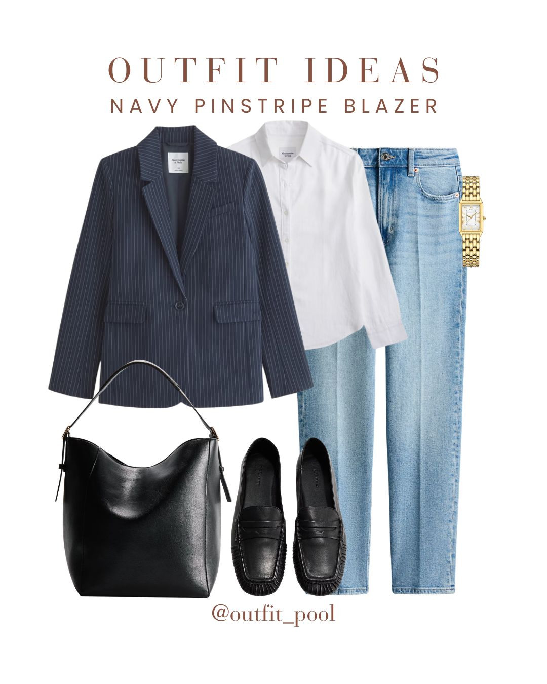 One blazer, three power looks 💙✨ Styled this navy pinstripe blazer in 3 different ways — from full office polish to smart-casual chic 🙌 1️⃣ With matching trousers for a sharp, tailored suit moment 👩‍💼 2️⃣ With grey trousers for a softer, mix-and-match work look 🤍 3️⃣ With jeans for effortless smart-casual styling 👖 Structured, timeless, and endlessly versatile — the kind of piece your capsule wardrobe needs 👏 (Navy Pinstripe Blazer, Pinstripe Blazer Outfit, Navy Blazer Style, Tailored Blazer Look, Business Casual Outfit, Workwear Blazer, Office Outfit Ideas, Smart Casual Blazer, Preppy Style Outfit, Classic Tailoring, Capsule Wardrobe Blazer, Minimalist Workwear, Blazer with Trousers Outfit, Blazer with Jeans Outfit, Chic Layered Outfit, Timeless Wardrobe Staples, Street Style Blazer, Modern Workwear Style) 

 #LTKgrwm #LTKootd #LTKWorkwear