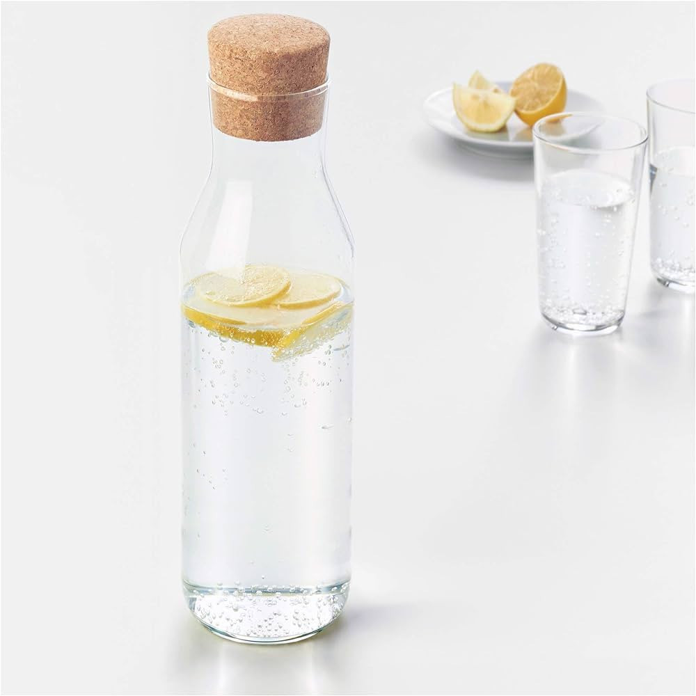 IKEA Carafe With Stopper, 3.54 x 11.02 x 3.54 inches, Clear Glass | Amazon (US)