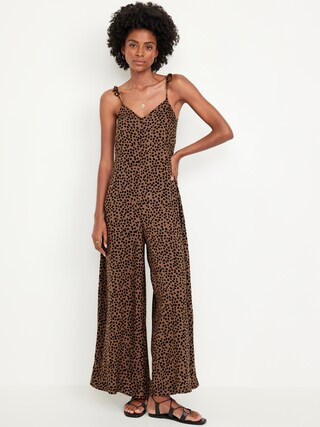 Sleeveless Wide-Leg Jumpsuit | Old Navy (CA)