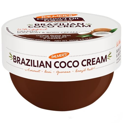 Palmer's Coconut Oil Formula Brazilian Coco Cream with Vitamin E, 8.8 Fl Oz, Whipped Bum, Bust & ... | Amazon (US)