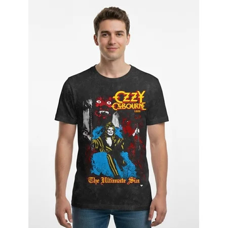 Ozzy Osbourne Men s & Big Men s Graphic Tee The Ultimate Sin Sizes S-3XL | Walmart (US)