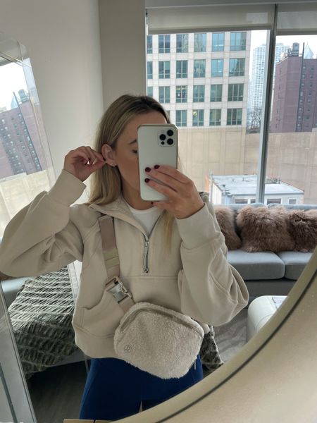 Lululemon belt bag
Lululemon scuba sweatshirt 

Walking outfit
Fall fitness outfit
Workout leggings
Travel outfit
Airport outfit 

Also linked the Amazon dupe for this Lululemon sweatshirt-
Lululemon dupe- and the dupe for Lululemon belt bag from Amazon 

#LTKfitness #LTKtravel