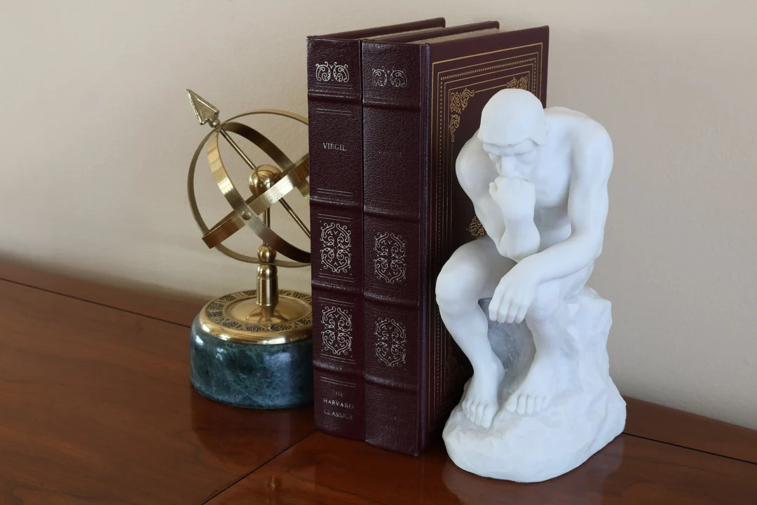 The Thinker Statue the Thinker Sculpture Handmade Thinker - Etsy | Etsy (US)