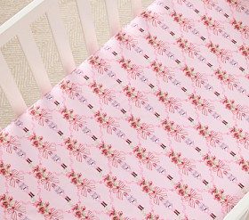 LoveShackFancy Nutcracker Organic Crib Fitted Sheet | Pottery Barn Kids