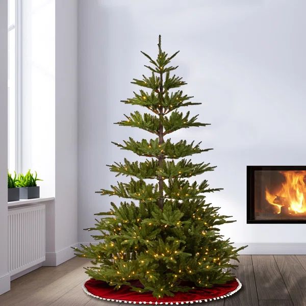 90'' Lighted Artificial Fir Christmas Tree | Wayfair North America