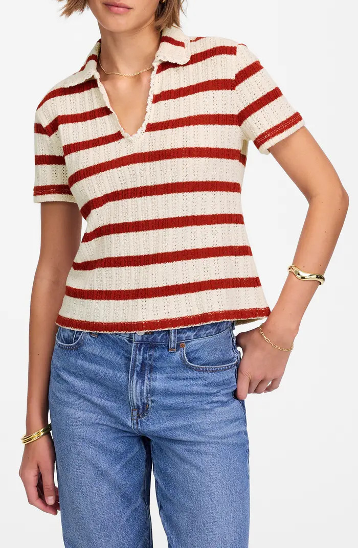Stripe Knit Polo | Nordstrom