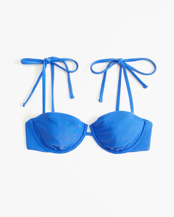 Women's Tie-Strap Underwire Bikini Top | Women's New Arrivals | Abercrombie.com | Abercrombie & Fitch (US)