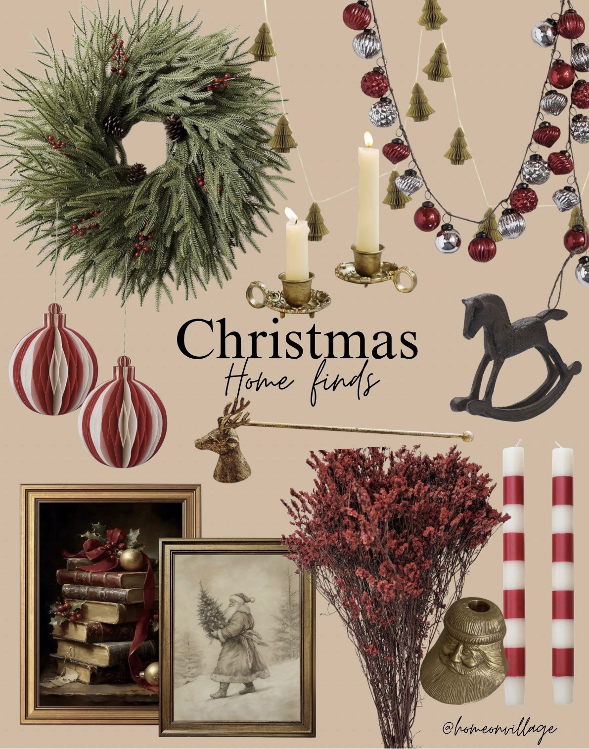 Timeless and cozy Christmas home decor 

#LTKHome #LTKHoliday #LTKSeasonal