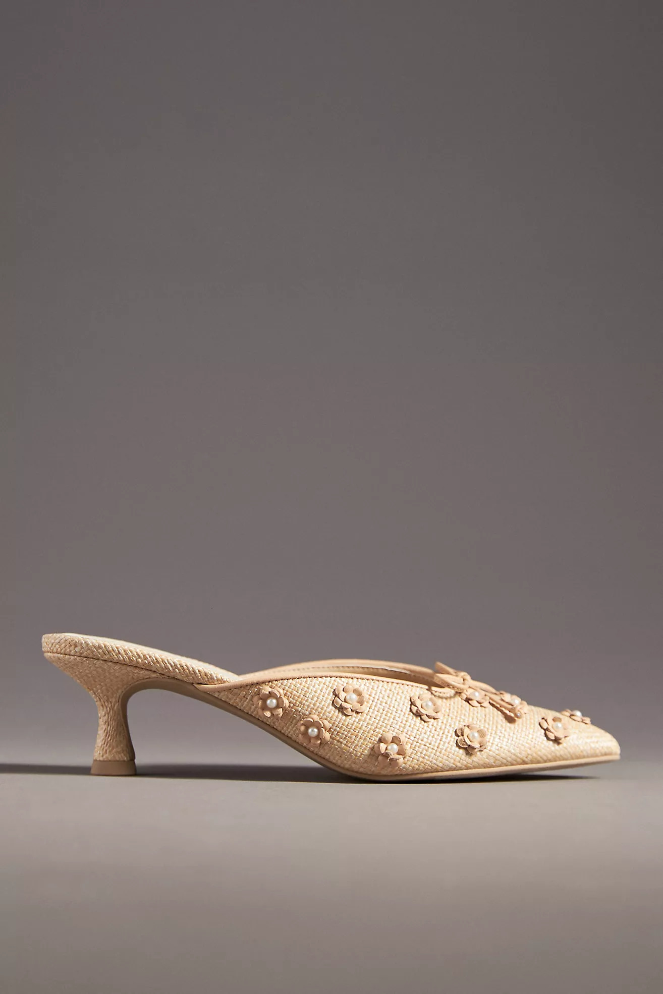 Dolce Vita Camilo Floral Kitten-Heel Mules | Anthropologie (US)