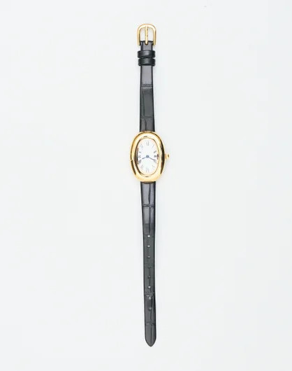 Small Oval Face Faux Leather Watch | Glassons (Australia)