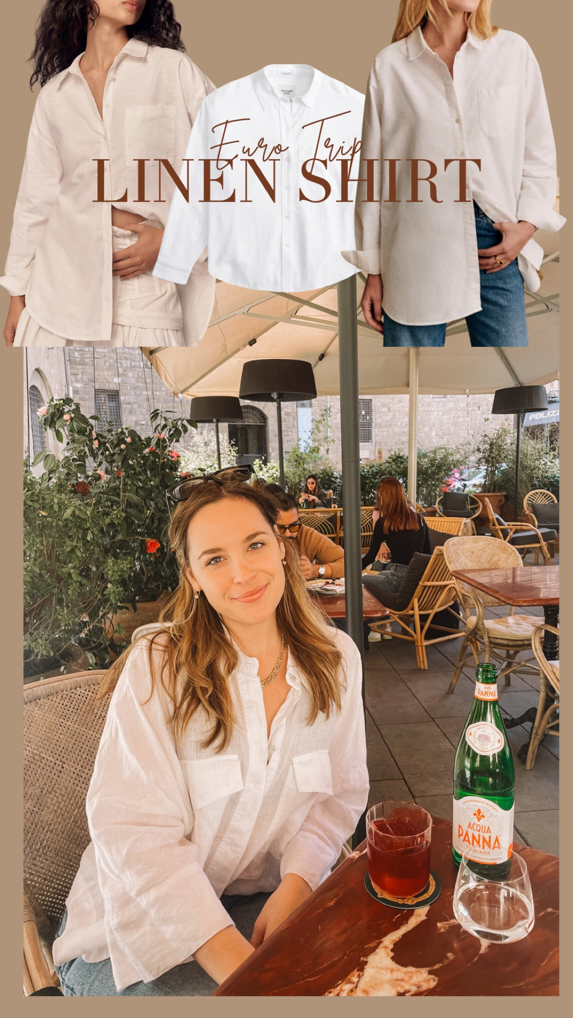 The one thing I always pack for warm weather travel…

The LINEN SHIRT 

▫️Breathable
▫️Cool
▫️Natural Wrinkles 
▫️Easy Care 

Capsule Wardrobe | Linen | Packing Guide | Euro Trip | Sexane | Everlane | Abercrombie | Anthropologie 

#LTKTravel #LTKStyleTip