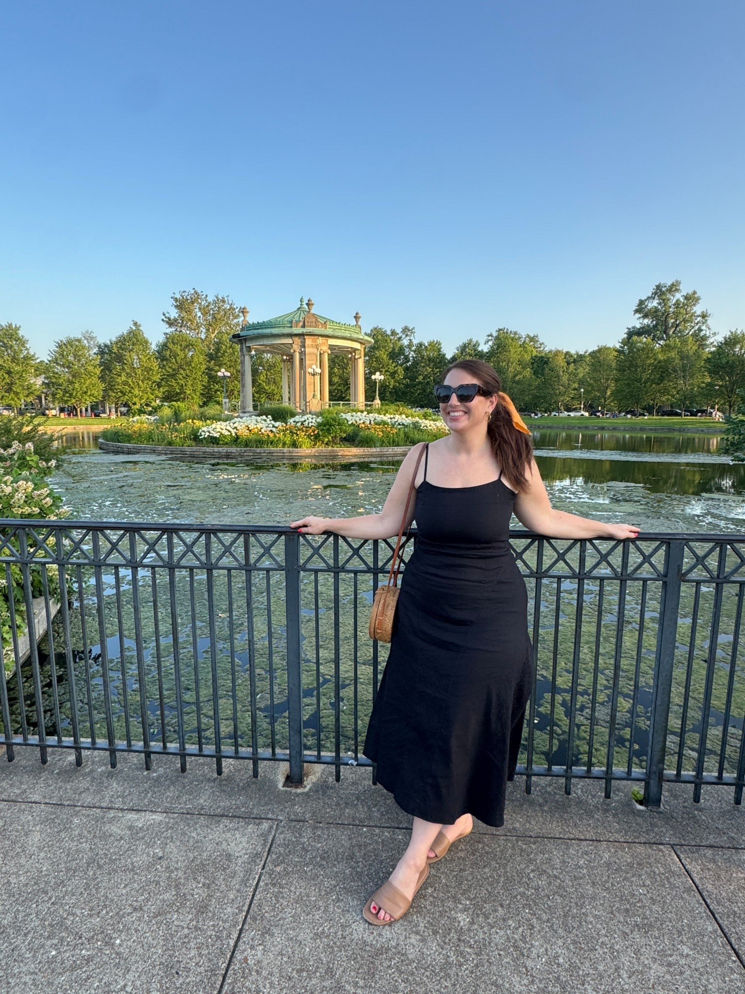 Obsessed with this Everlane dress. Flattering and can be dressed up our down! Plus you can get away with no bra. 