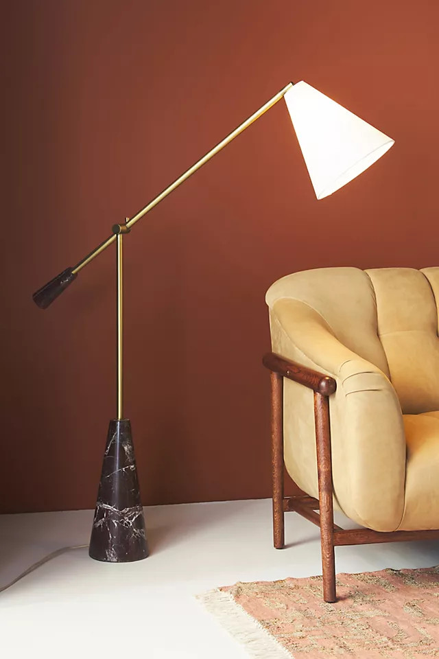 Miles Marble Floor Lamp | Anthropologie (US)