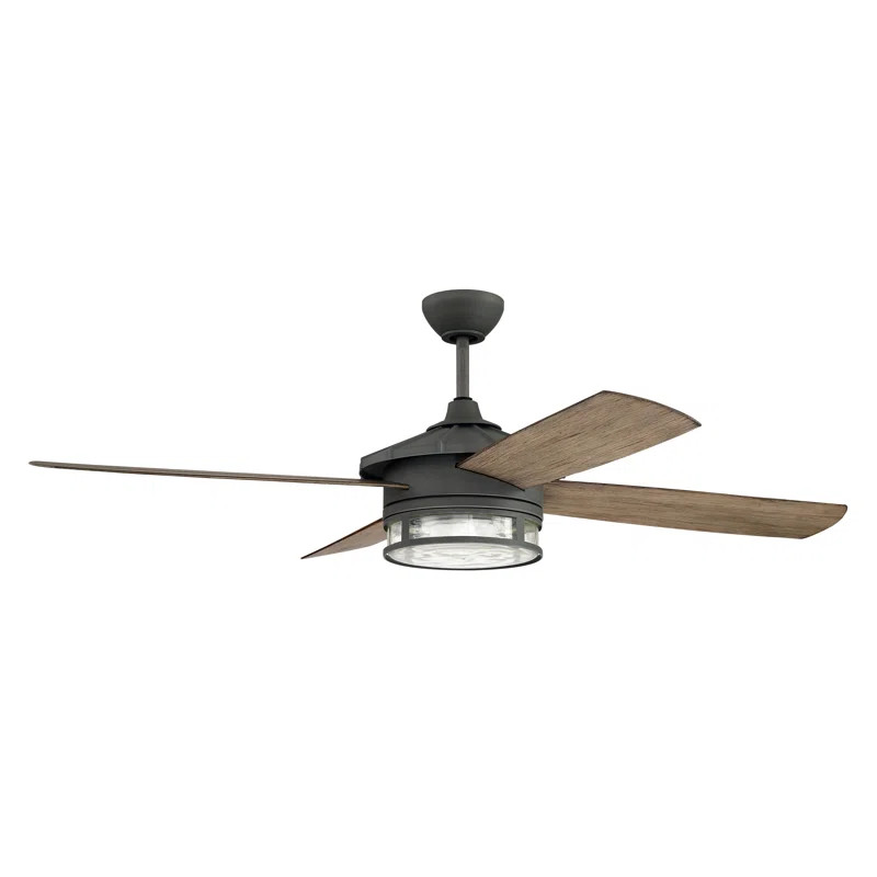 Newberg 52'' Ceiling Fan with LED Lights | Wayfair North America