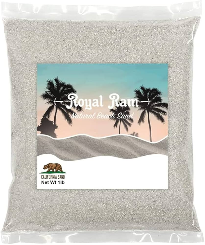 1 Pound Natural California Sand - for Interior Decor, Vase Filler, Sand Crafts, Aquariums, Terrar... | Amazon (US)