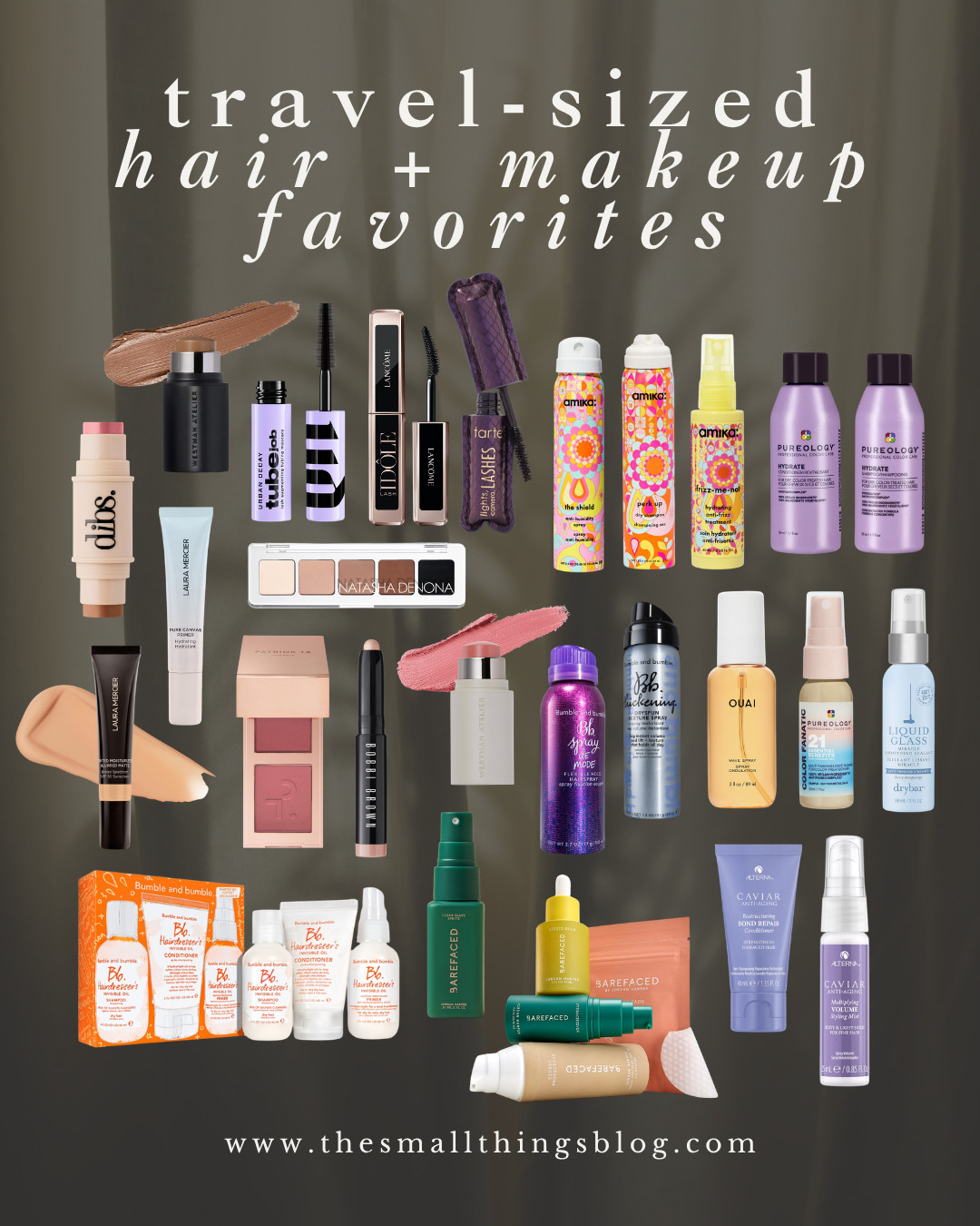 Some of my favorites in travel-sizes! And also a great way to test run a product before buying full-size. 

 #LTKBeauty #LTKTravel