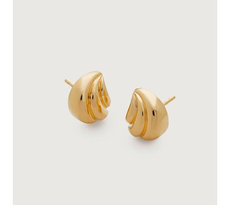 Swirl Stud Earrings | Monica Vinader (Global)