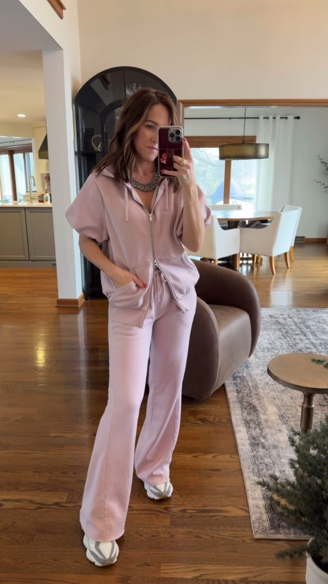 Small zip hoodie
XS pants 

#LTKFindsUnder50 #LTKootd