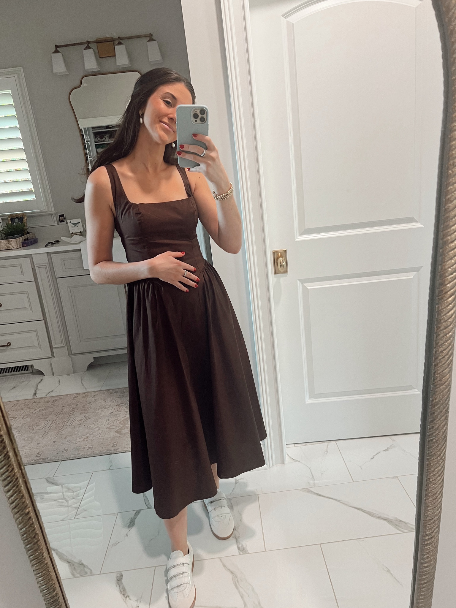 Loving the drop waist dress trend and my new shoes!

#LTKFindsUnder100 #LTKShoeCrush #LTKStyleTip