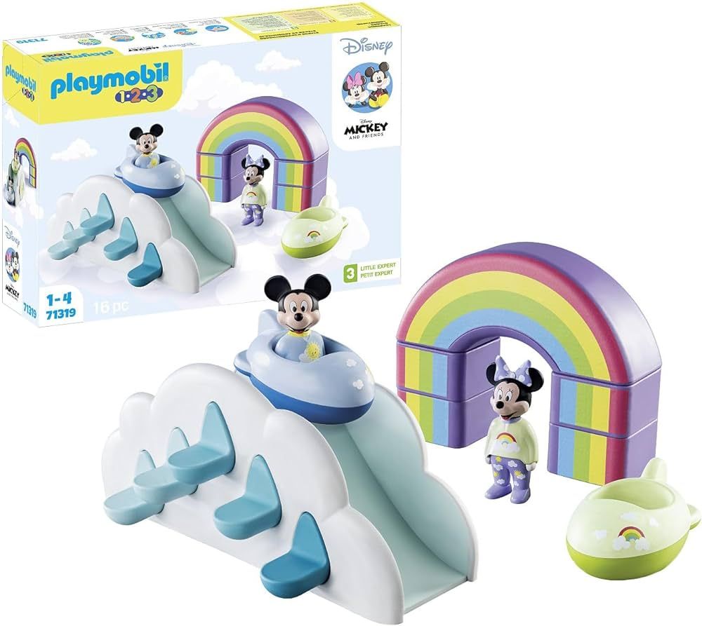 Playmobil 71319 1.2.3 & Disney: Mickey's & Minnie's Cloud Home | Amazon (US)