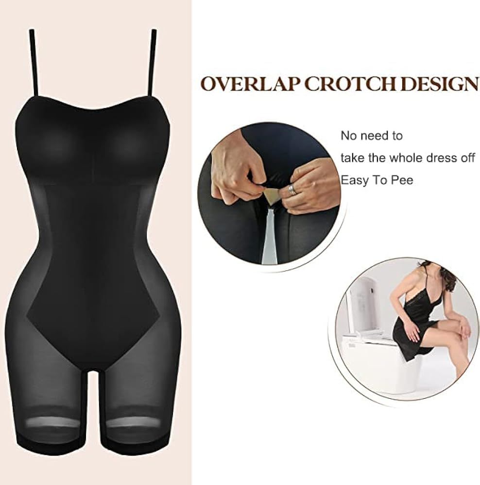 Popilush Shaper Dress Bodycon Maxi/Mini Built in Shapewear Bra 8 in 1 Women Lounge Long/Short Sli... | Amazon (US)