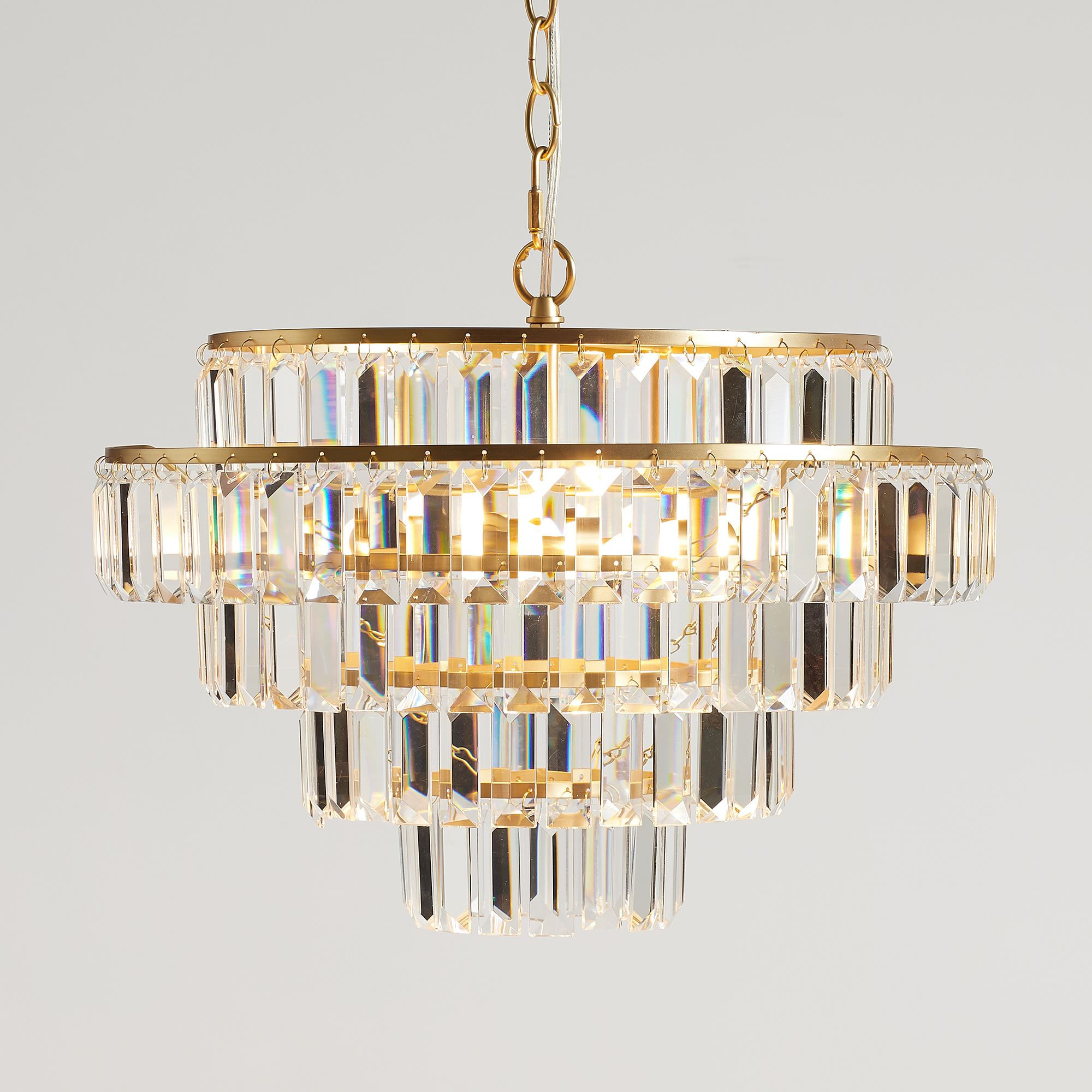 Monique Lhuillier Crystal Chandelier (18") | Pottery Barn Teen