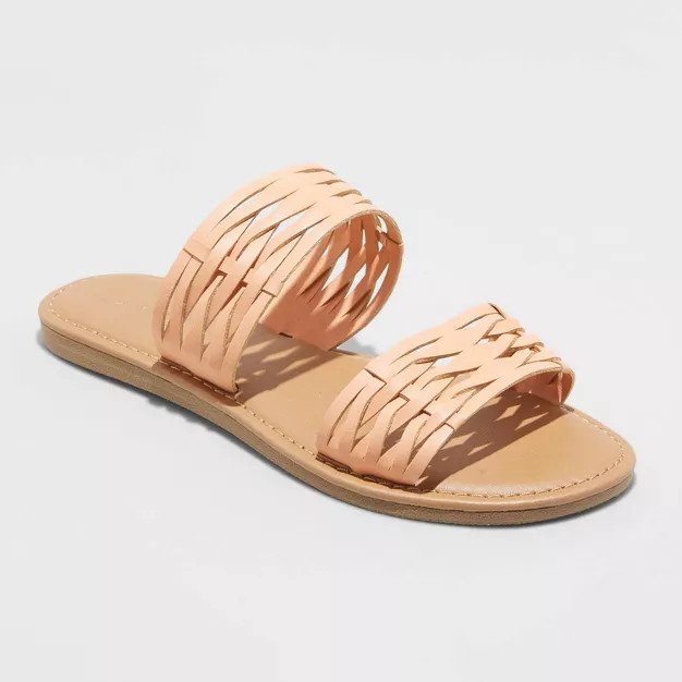 Women's Addie Two Band Slide Sandals - Universal Thread™ | Target