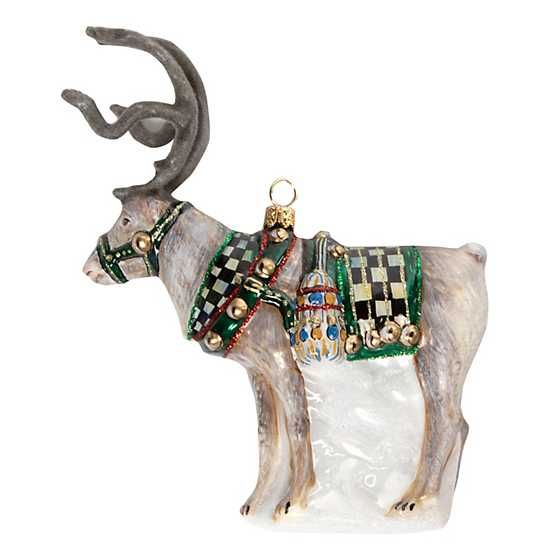 Glass Ornament - Santa's Reindeer | MacKenzie-Childs
