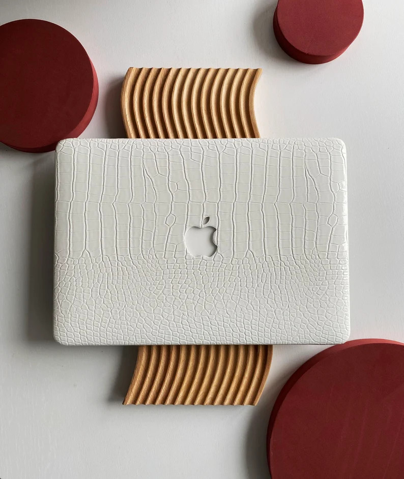 Crocodile White Hard Case Cover for Macbook Air 13 Macbook Pro | Etsy | Etsy (US)