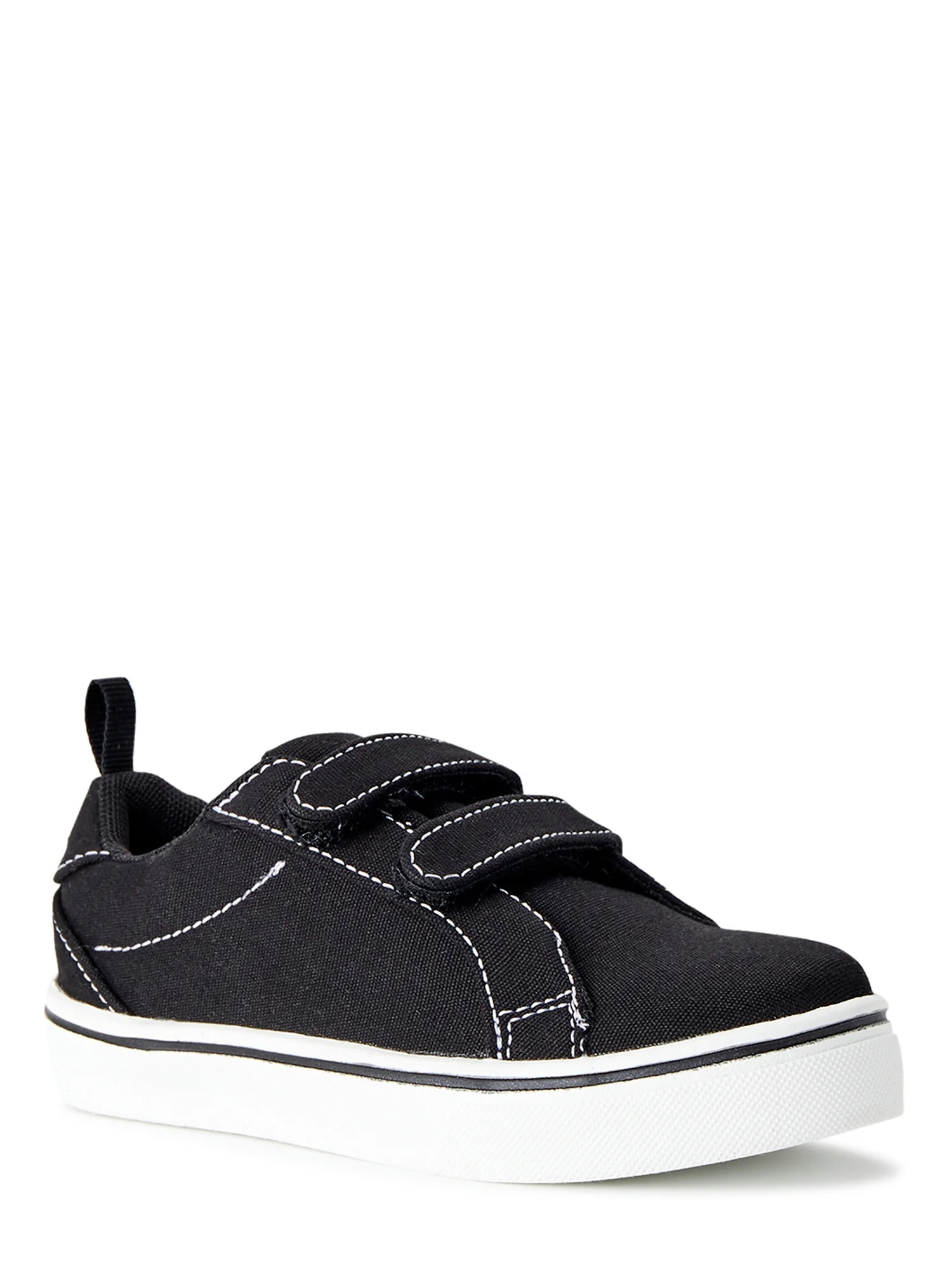 Wonder Nation Toddler Boys Casual Canvas Sneakers, Sizes 7-12 - Walmart.com | Walmart (US)