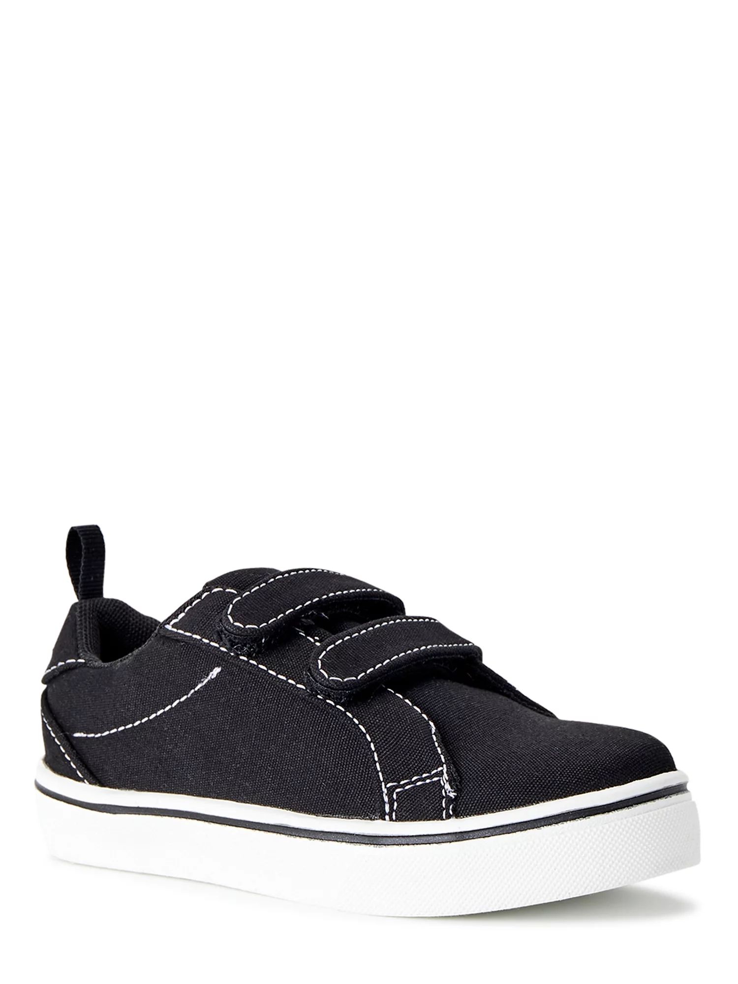 Wonder Nation Toddler Boys Casual Canvas Sneakers, Sizes 7-12 | Walmart (US)