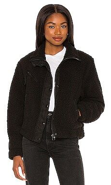 BLANKNYC High Collar Sherpa Jacket in Soma Life from Revolve.com | Revolve Clothing (Global)