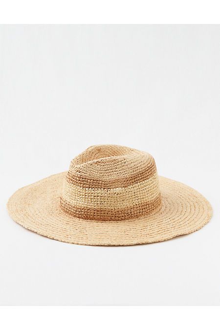 Aerie Straw Hat Women's Soft Wheat One Size | American Eagle Outfitters (US & CA)