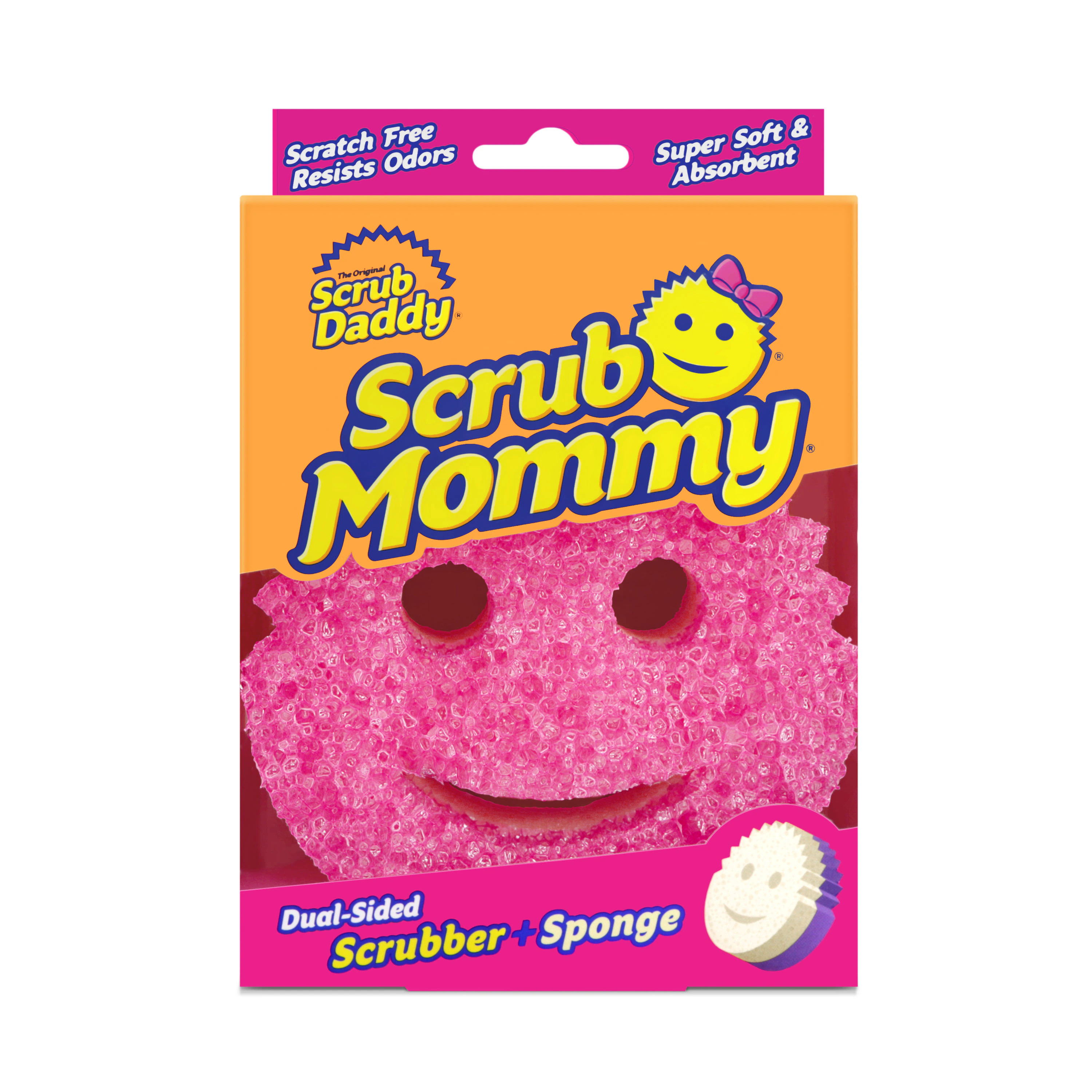 Scrub Daddy Scrub Mommy 1ct Polymer foam Sponge Stainless Steel in Pink | SM1CT | Lowe's