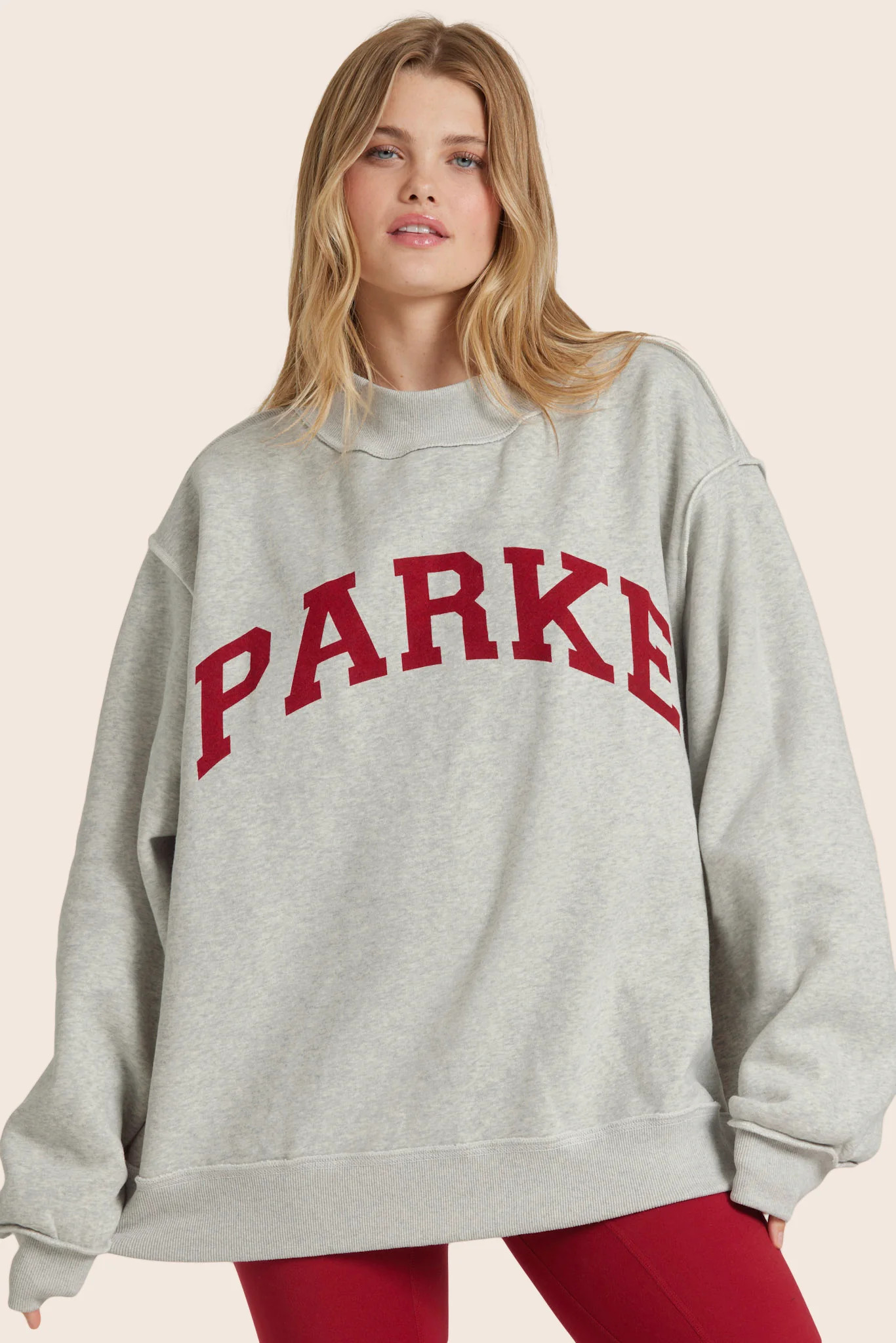 SET X PARKE REVERSIBLE VARSITY MOCKNECK - LOVE | SET Active