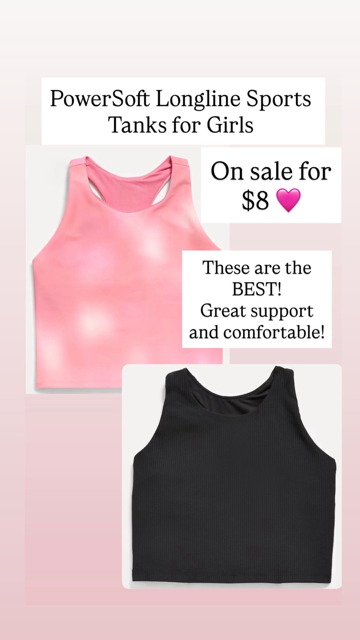 Best sports tanks for girls! Please give the best support and are so comfortable.

#LTKKids