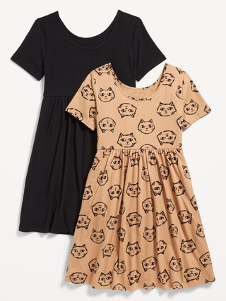Fit and Flare Dress 2-Pack for Girls | Old Navy (US)